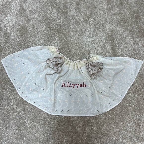 TEDDY BEAR WHITE AND FLORAL DRESS - Picture 5 of 7